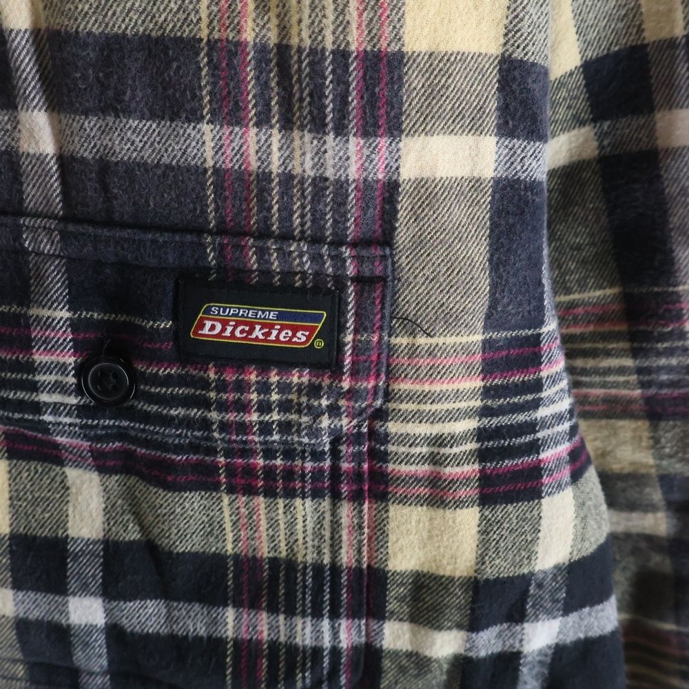 SUPREME (シュプリーム) 23AW ×DICKIES Plaid Hooded Zip Up Shirt