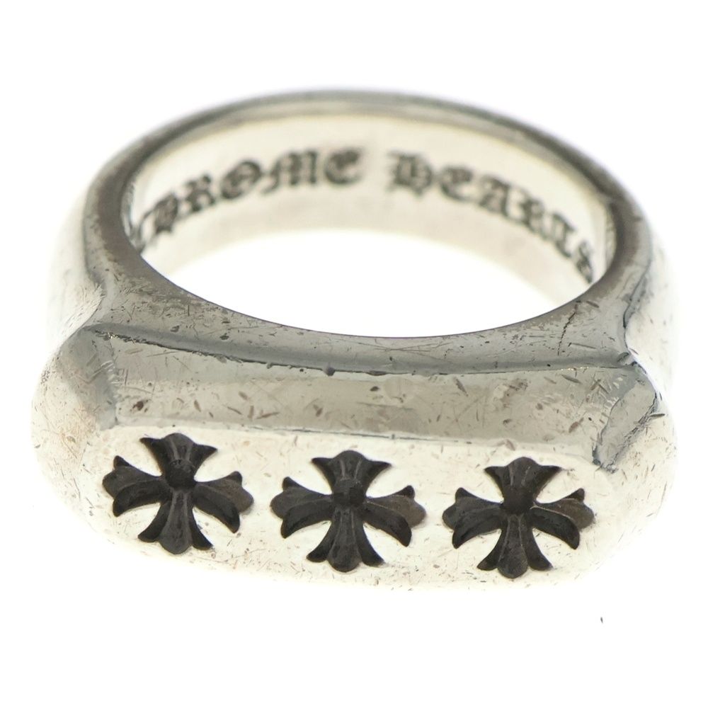 CHROME HEARTS (クロムハーツ) LIL PJ 3CH PLUS RING 3CHプラスリング