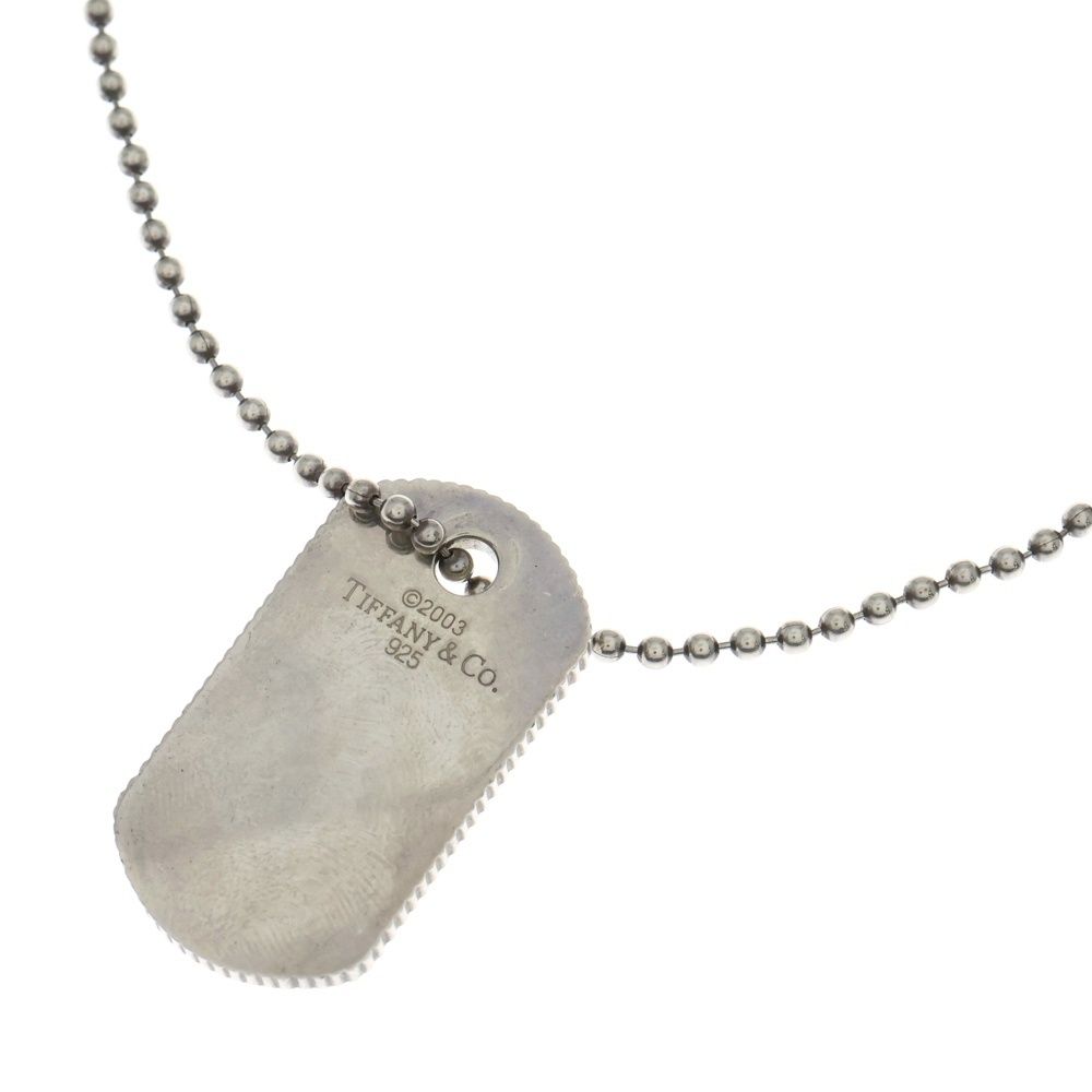 TIFFANY & Co. (ティファニー) ドッグタグ ボールチェーンネックレス