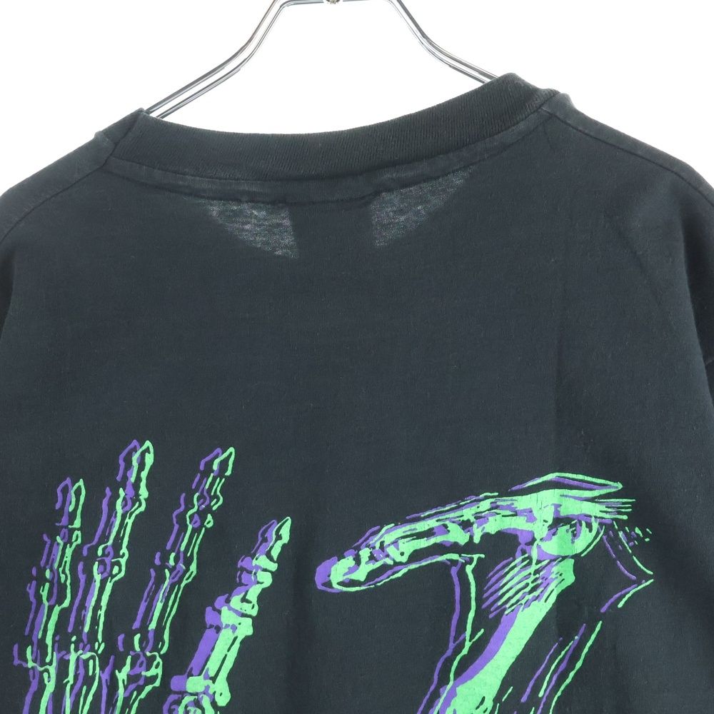 VINTAGE (ヴィンテージ) 90s L7 BONE HAND SIGN バンド 半袖Tシャツ