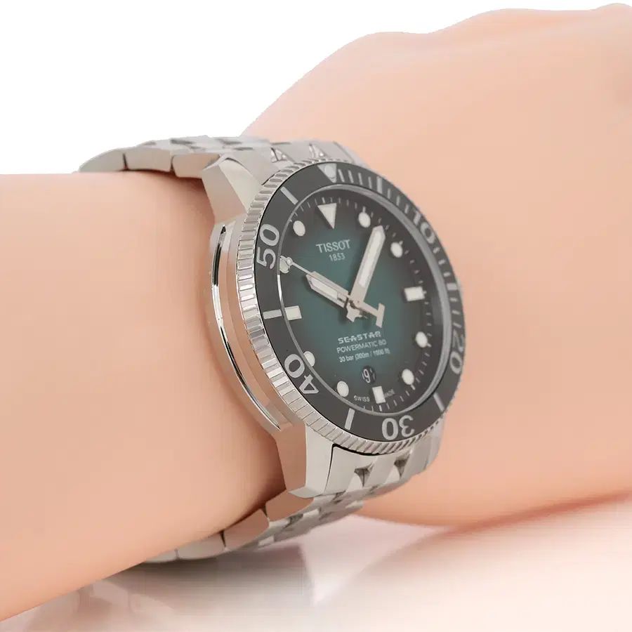  ティソ シースター1000 オートマティック 80 ウォッチ T120 407 11 091 01 ブラウン系 自動巻き時計 腕時計(アナログ)