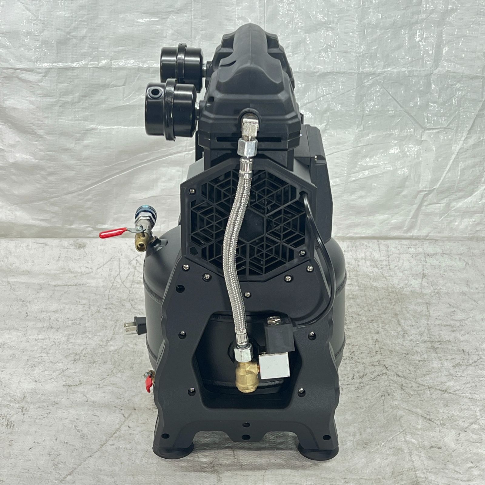 中古品】【お買い得！】 エアーコンプレッサー 100V 10L YOTUKA アルミ 