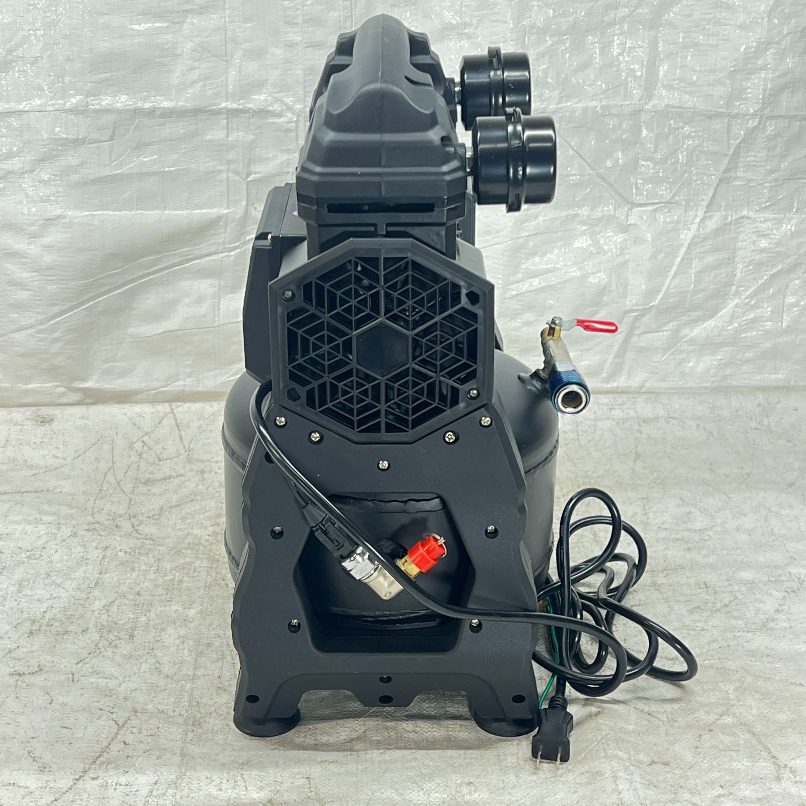 中古品】【お買い得！】 エアーコンプレッサー 100V 10L YOTUKA アルミ 