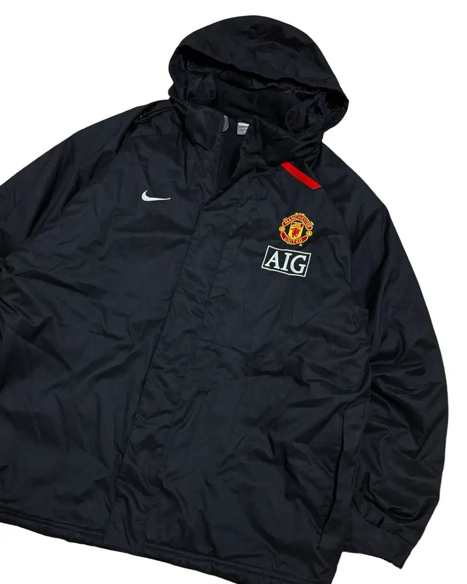 NIKE マンチェスター・ユナイテッドFC AIG ブラック フード アウター