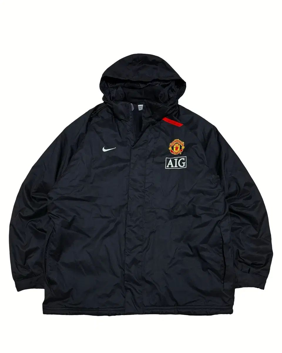 NIKE マンチェスター・ユナイテッドFC AIG ブラック フード アウター