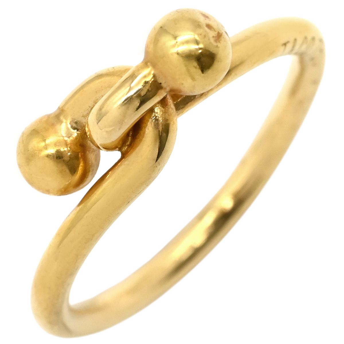 ティファニー Tiffany & Co リング 指輪 ラブノット イエローゴールド