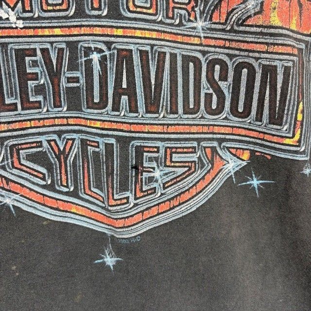 HARLEY DAVIDSON MOTOR CYCLES プリント 00年代 タンクトップ BORO