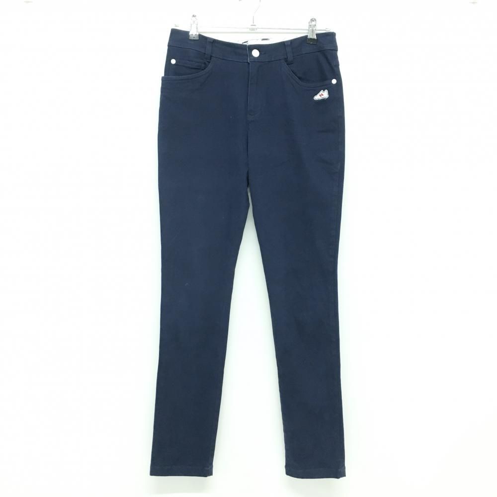 ニューバランスゴルフ パンツ ネイビー ロゴ刺しゅう レディース 1(M