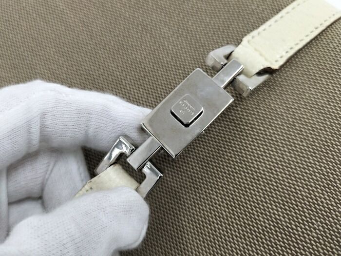 GUCCI ショルダーバッグ ジャッキー金具 キャンバス アイボリー ブラウン グッチ ジャッキー 1961〕ミディアム ショルダーバッグ ・サンド