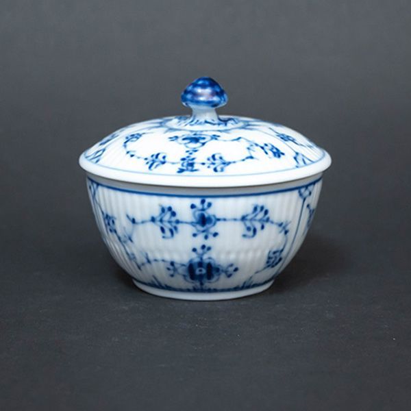 ロイヤル・コペンハーゲン ブルーフルーテッドプレイン シュガーボウル