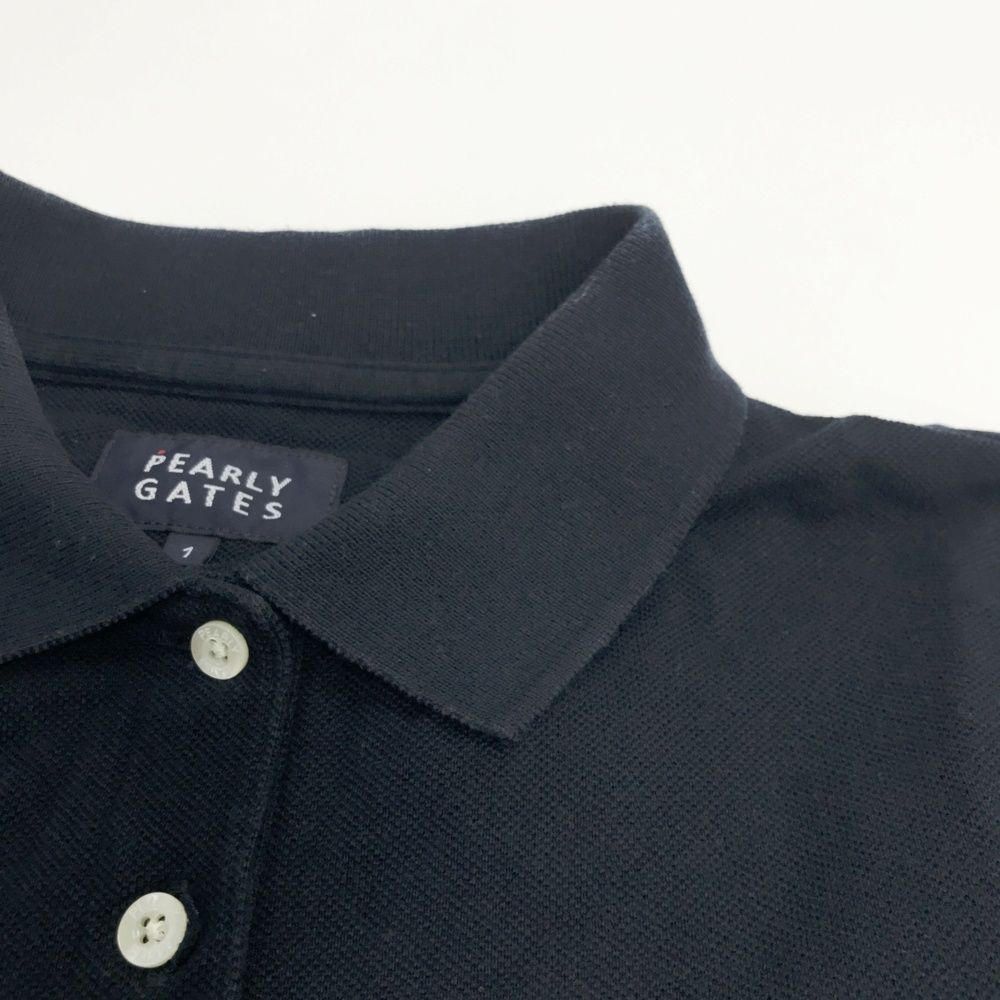 サイズ：1 PEARLY GATES パーリーゲイツ ×PEANUTS 半袖ポロシャツ