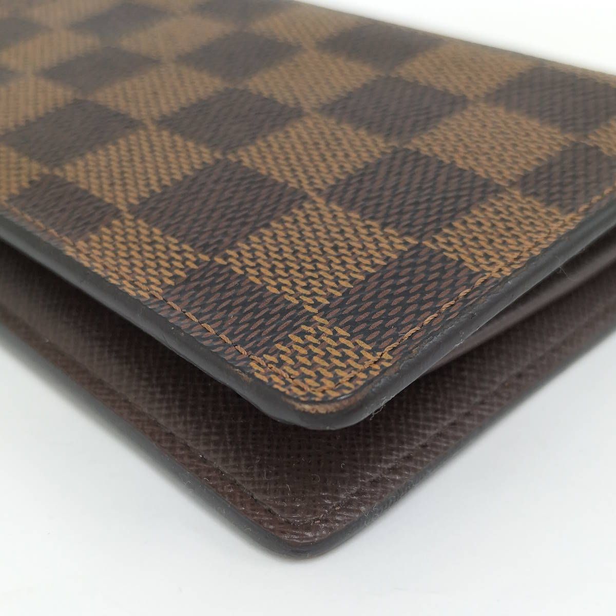 LOUIS VUITTON ポルトフォイユ ブラザ 二つ折り長財布 ダミエ エベヌ 