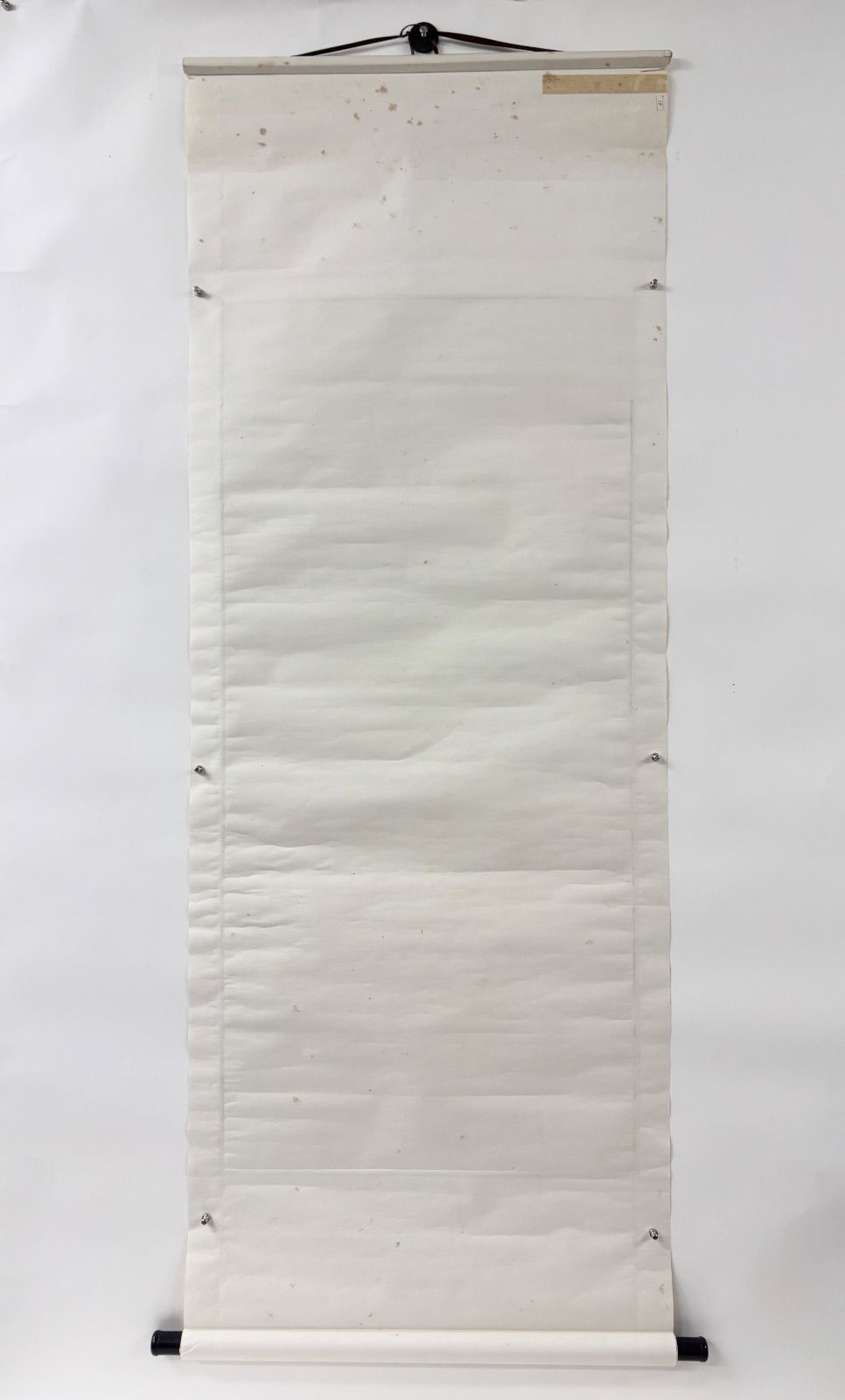 掛軸 M.148 劉子久 山村雪霽図 落款印あり ＃茶掛＃古美術 #骨董品