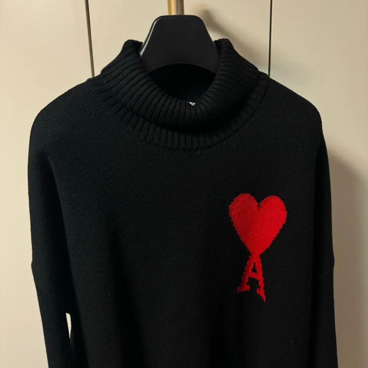 AMI PARIS｜アミパリ ビックハートロゴ入り オーバーサイズ 正規品/L 
