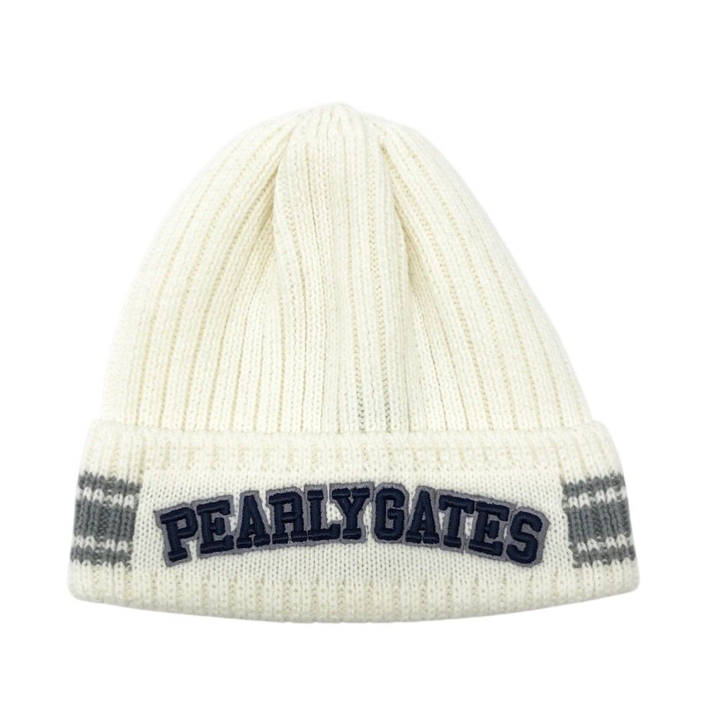 PEARLY GATES パーリーゲイツ 2024年モデル ニット帽 ホワイト系 FR
