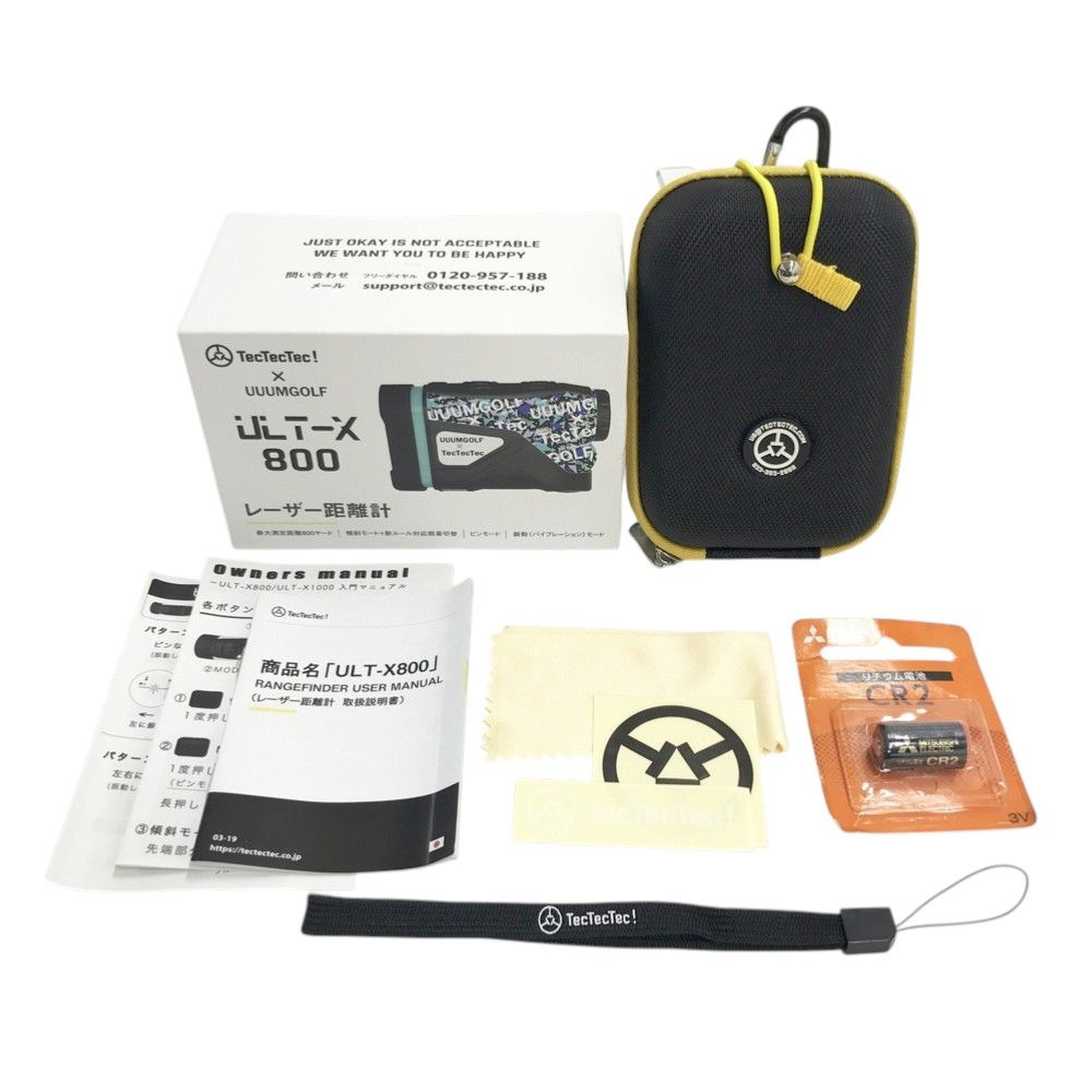 TecTecTec テックテックテック ×UUUMGOLF ULT-X800 レーザー距離計 総