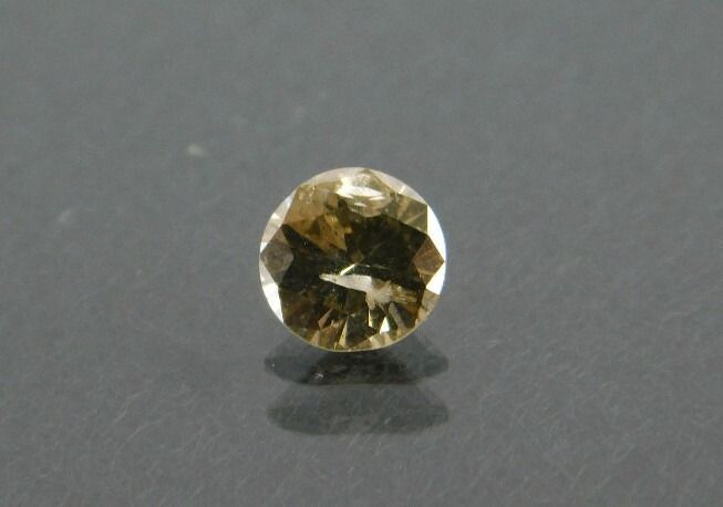 天然ダイヤモンド 天然石 裸石 ルース 0.441ct I-2 FANCY LIGHT