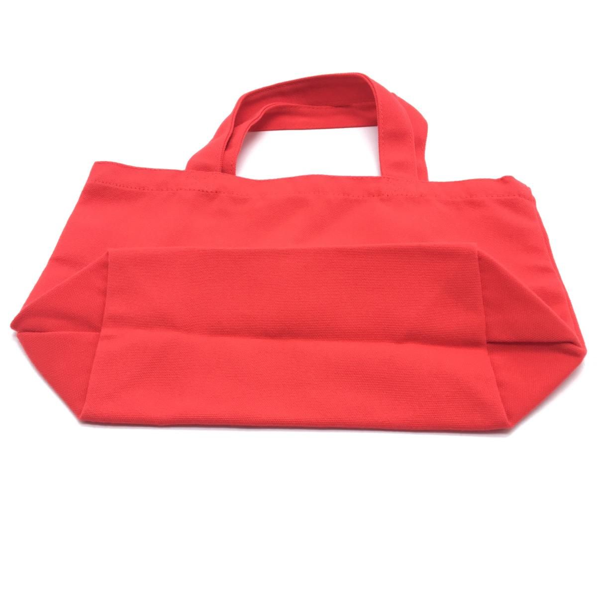 超美品】アルチビオ カートバッグ レッド×白 ロゴプリント ミニトート