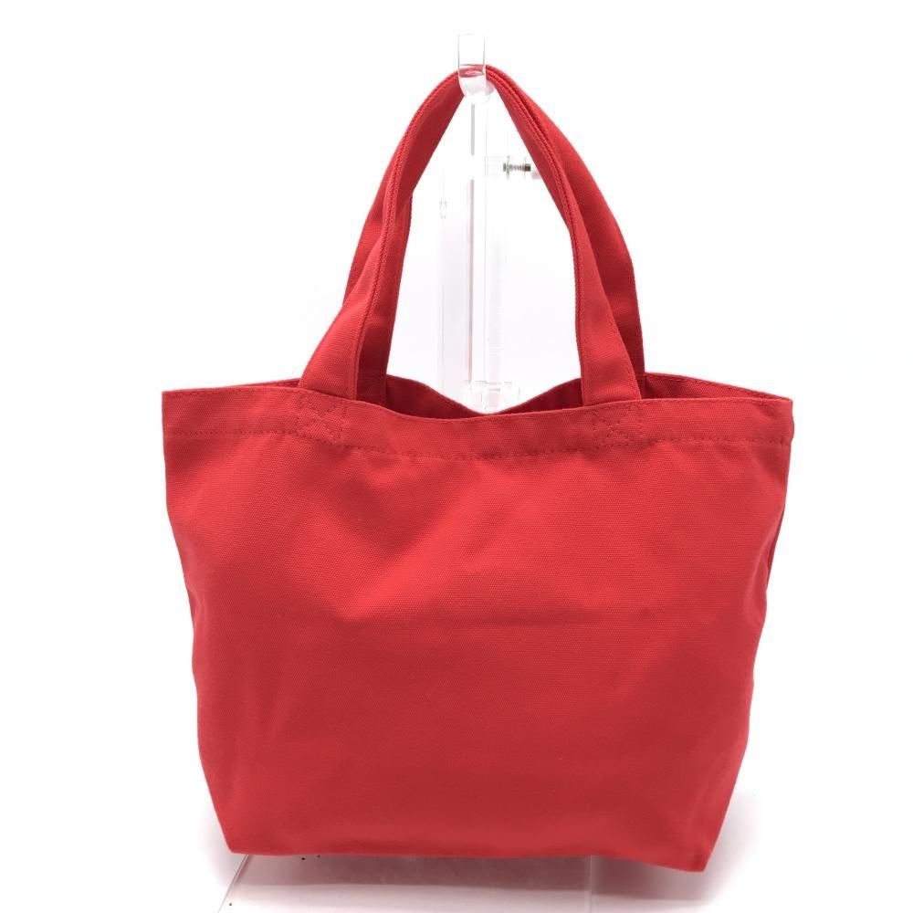 超美品】アルチビオ カートバッグ レッド×白 ロゴプリント ミニトート