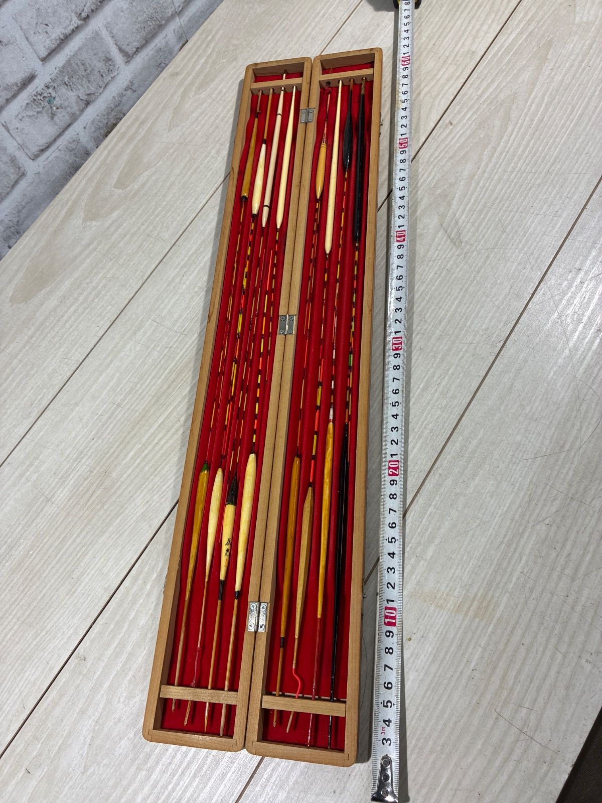 ヘラブナ用 ウキ まとめて ケース付き 整理番号G405 - メルカリ