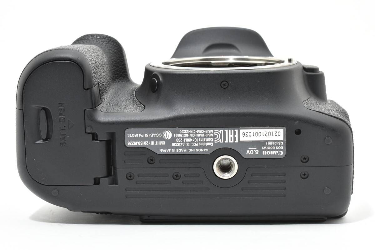 ☆極美品☆《ショット数1,156回》キヤノン Canon EOS 80D ボディ
