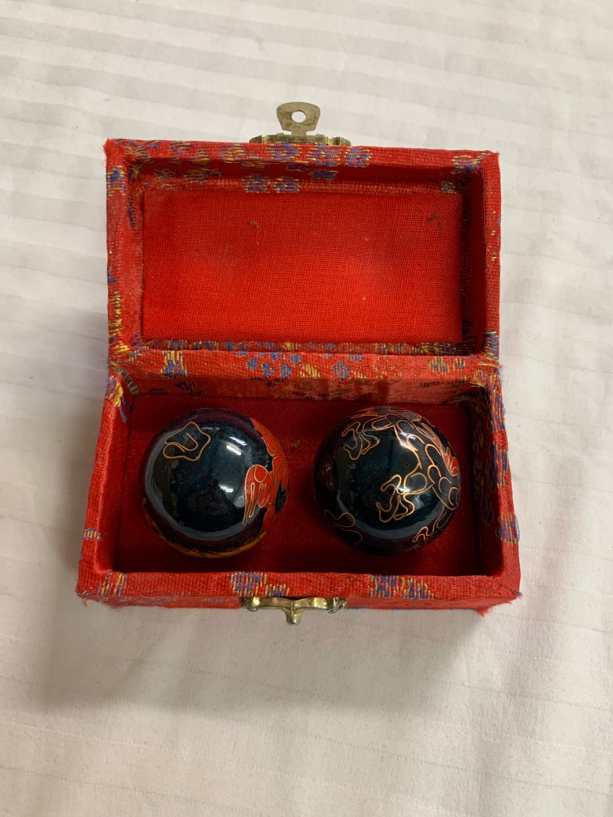 中国 伝統的 健康器具 健身球 保定鉄球 玉 2個セット - メルカリ