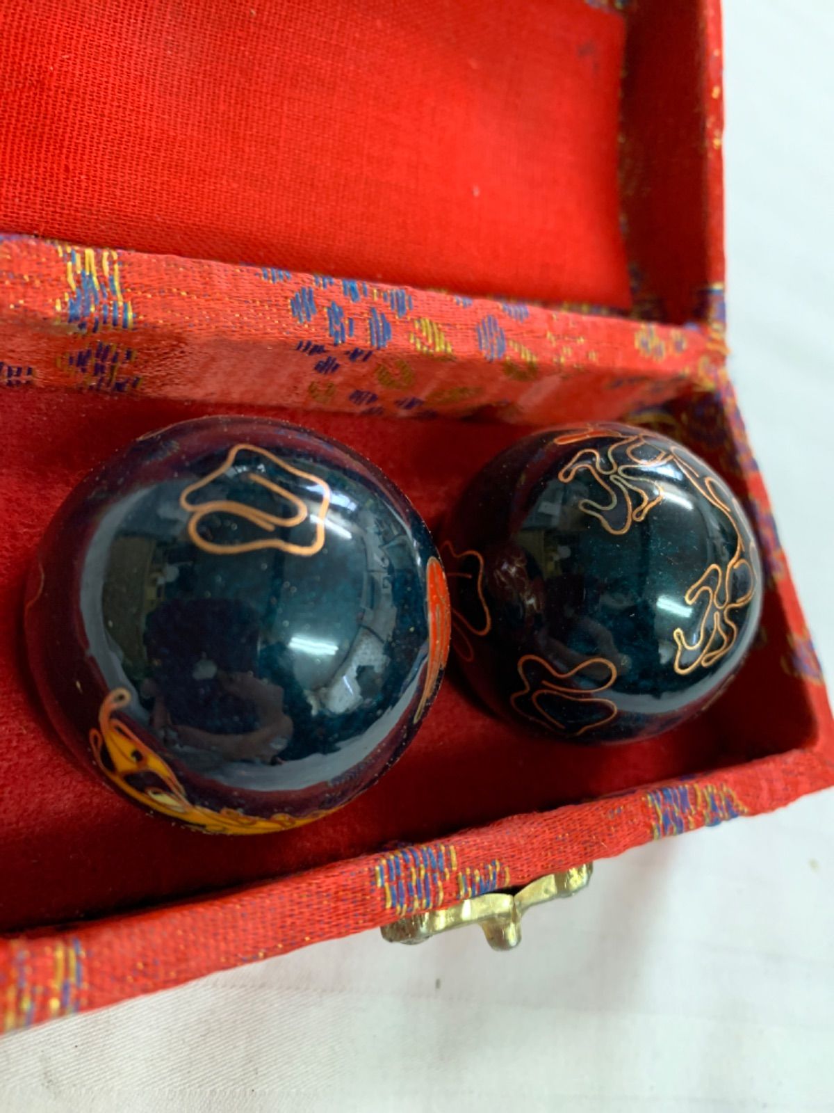 中国 伝統的 健康器具 健身球 保定鉄球 玉 2個セット - メルカリ