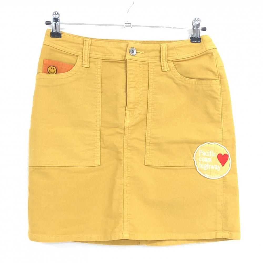 超美品】ホーンガーメント スカート マスタードイエロー ポケット