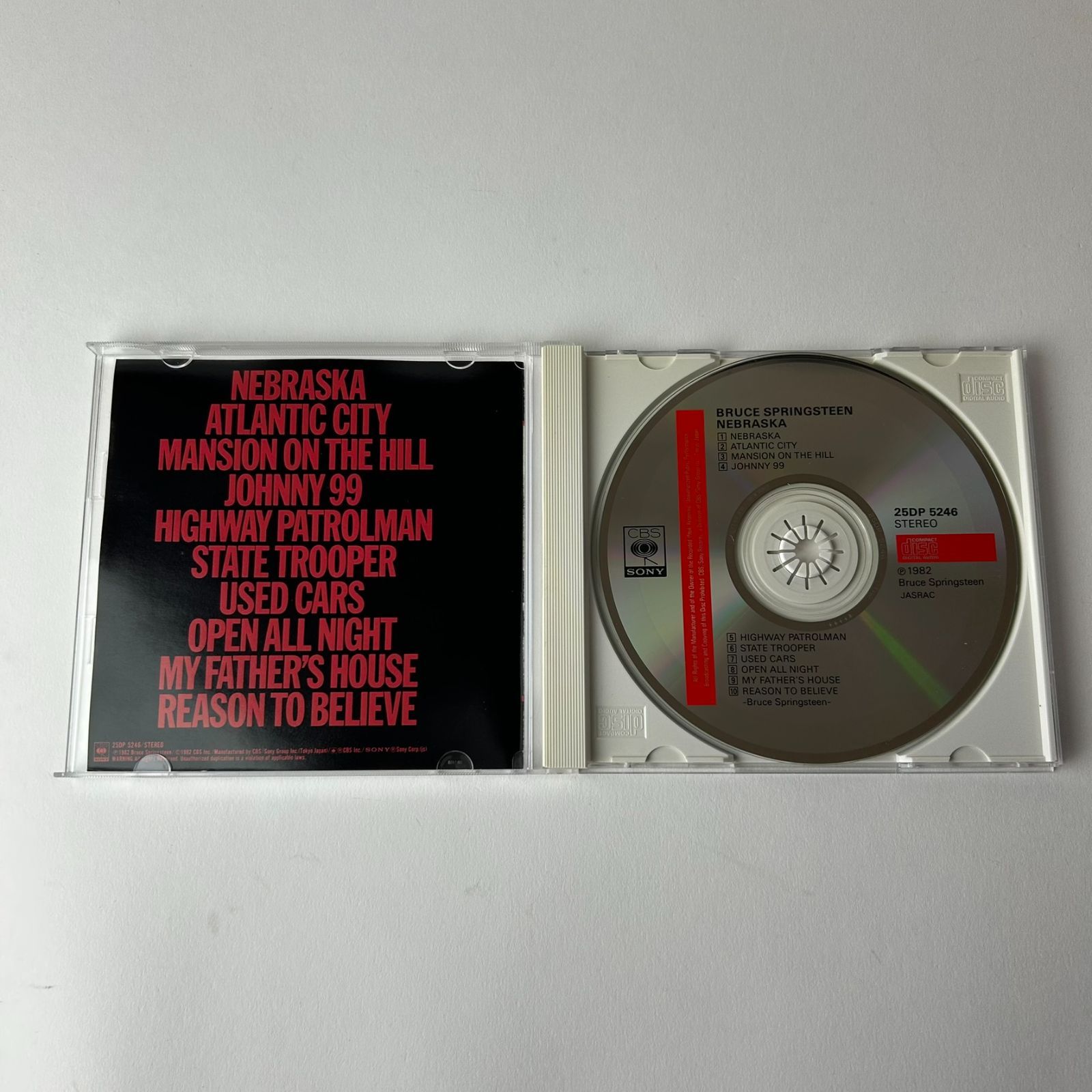 ブルース・スプリングスティーン（Bruce Springsteen）ネブラスカ (旧