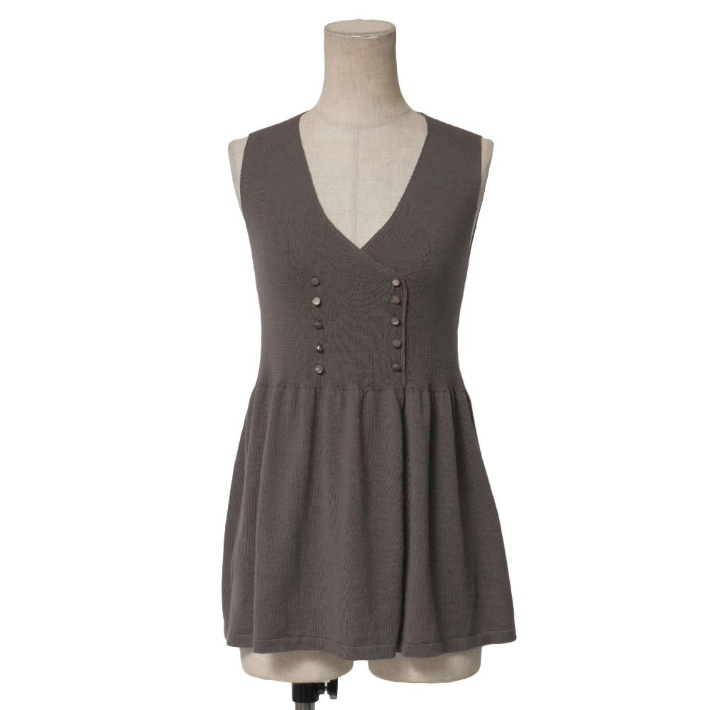 Agnona アニオナ ニット サイズ42 ノースリーブ セーター シルク