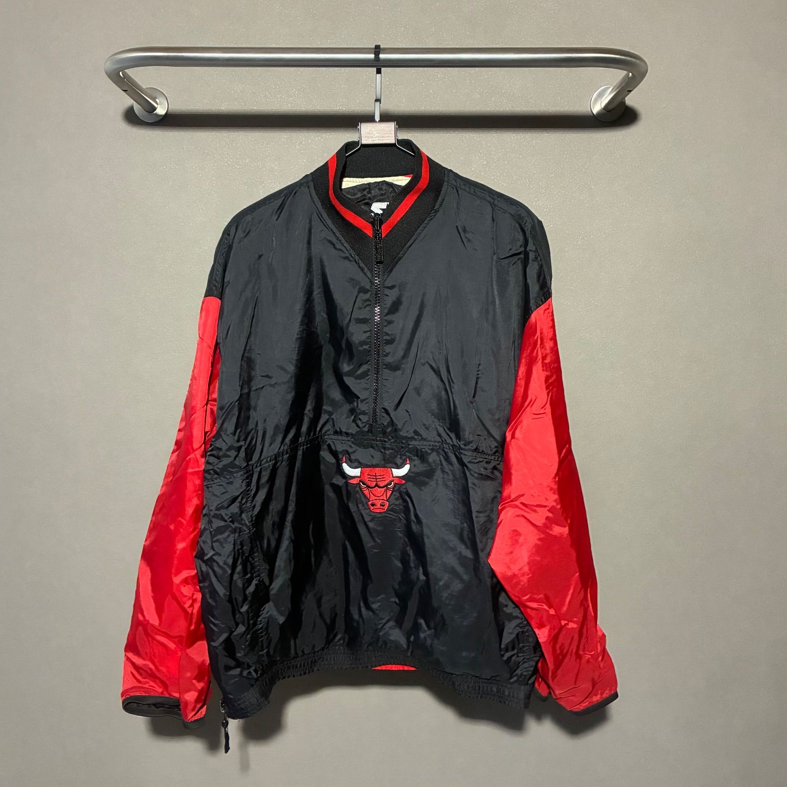 STARTER シカゴ・ブルズ リバーシブルハーフジップ プルオーバー