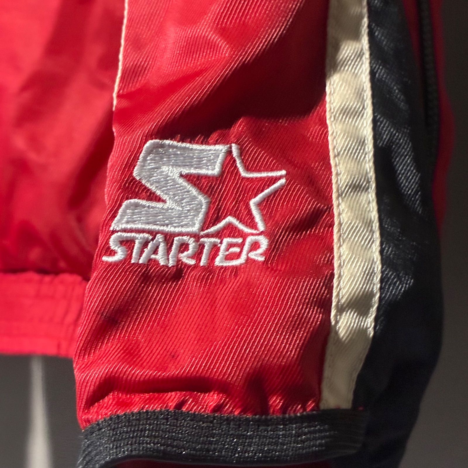 STARTER シカゴ・ブルズ リバーシブルハーフジップ プルオーバー 