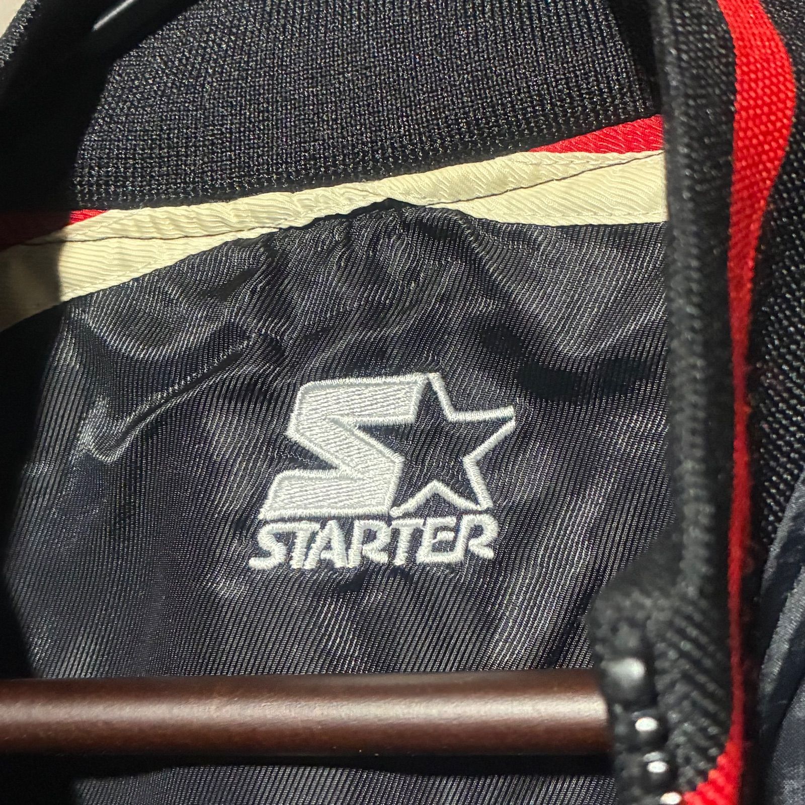STARTER シカゴ・ブルズ リバーシブルハーフジップ プルオーバー 