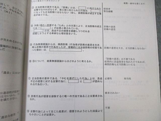 LEC 司法書士 実践力Power Up講座 刑法 サブテキスト/セルフレクチャー