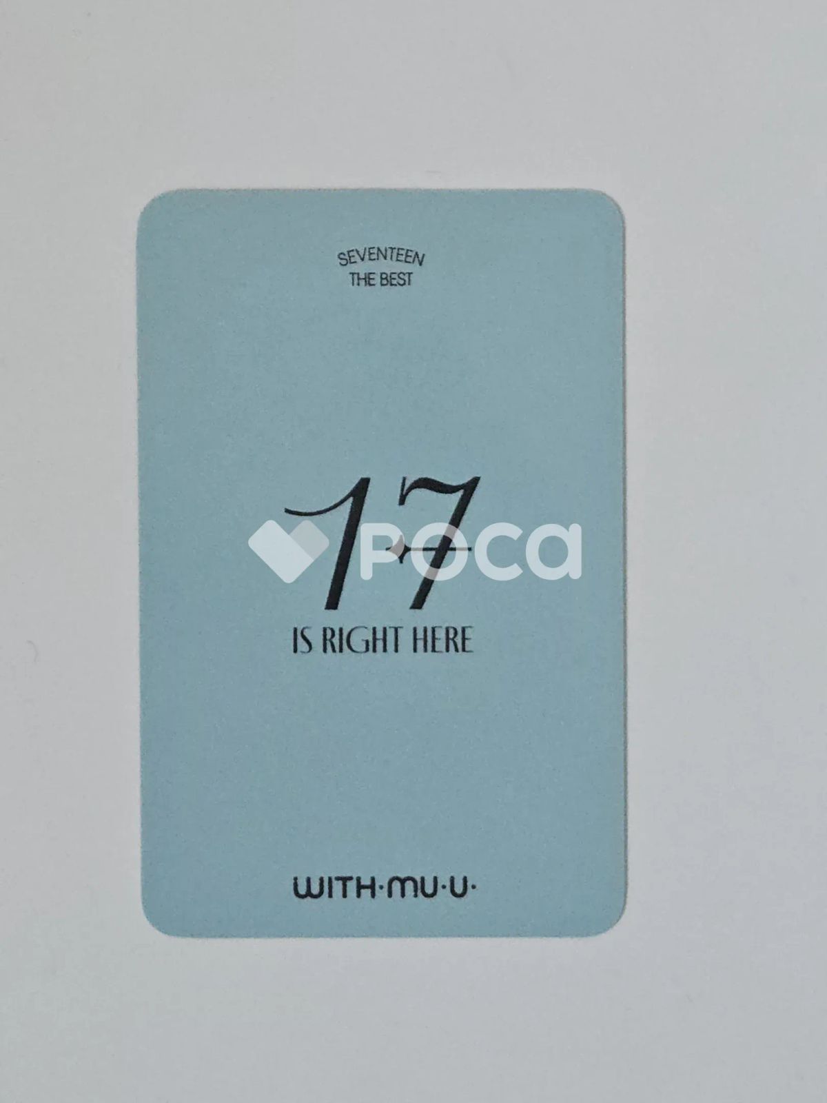 Seventeen ディエイト 17 IS RIGHT HERE WITHMUU - メルカリ