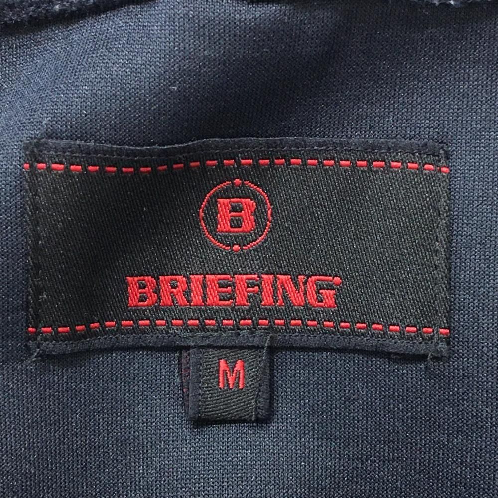 ブリーフィング トレーナー ネイビー 背面立体ロゴ メンズ M ゴルフ