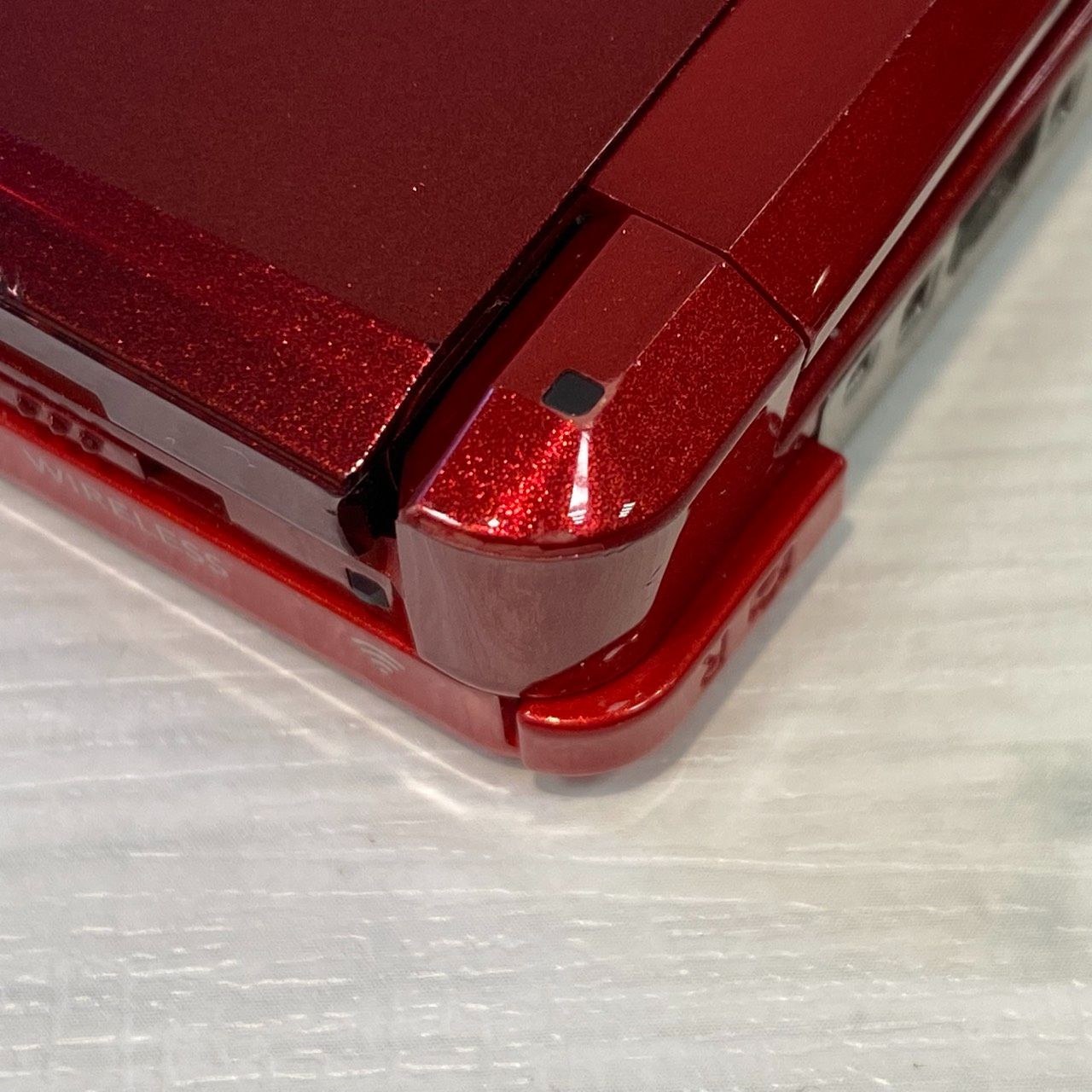 塩】Nintendo ニンテンドー 3DS フレアレッド 完備品【22784SK】B25