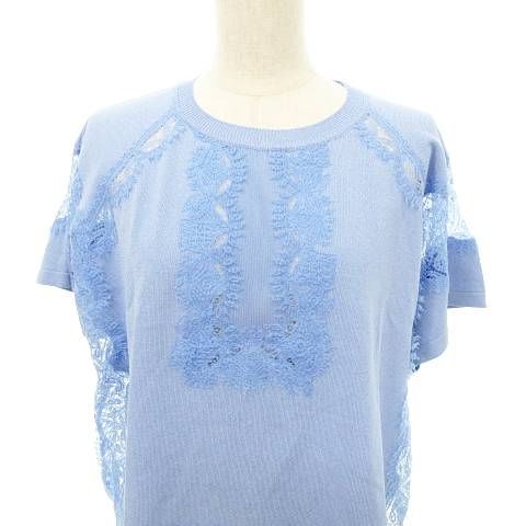 エルマノシェルビーノ ERMANNO SCERVINO 美品 レース ニット