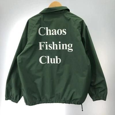 【中古】CHAOS FISHING CLUB LAYER COACH JACKET サイズL CFC-23SS-JK02[79][240091342526] 中古】CHAOS FISHING CLUB LAYER COACH JACKET サイズL CFC-23SS-JK02