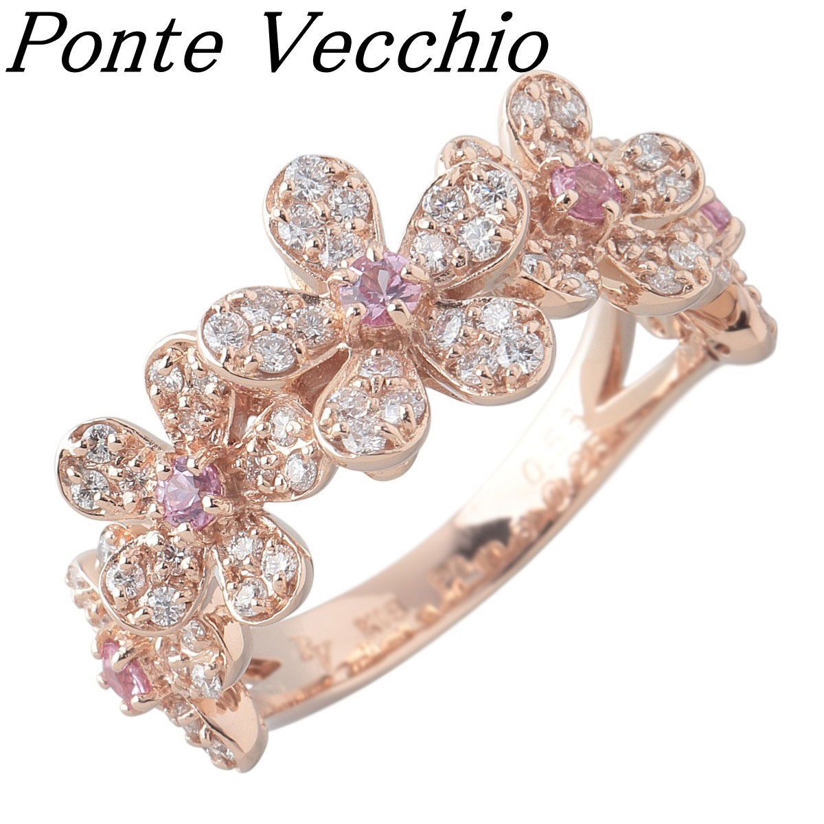 新品仕上げ済）ポンテヴェキオ Ponte Vecchio ダイヤ リング 指輪 約12 