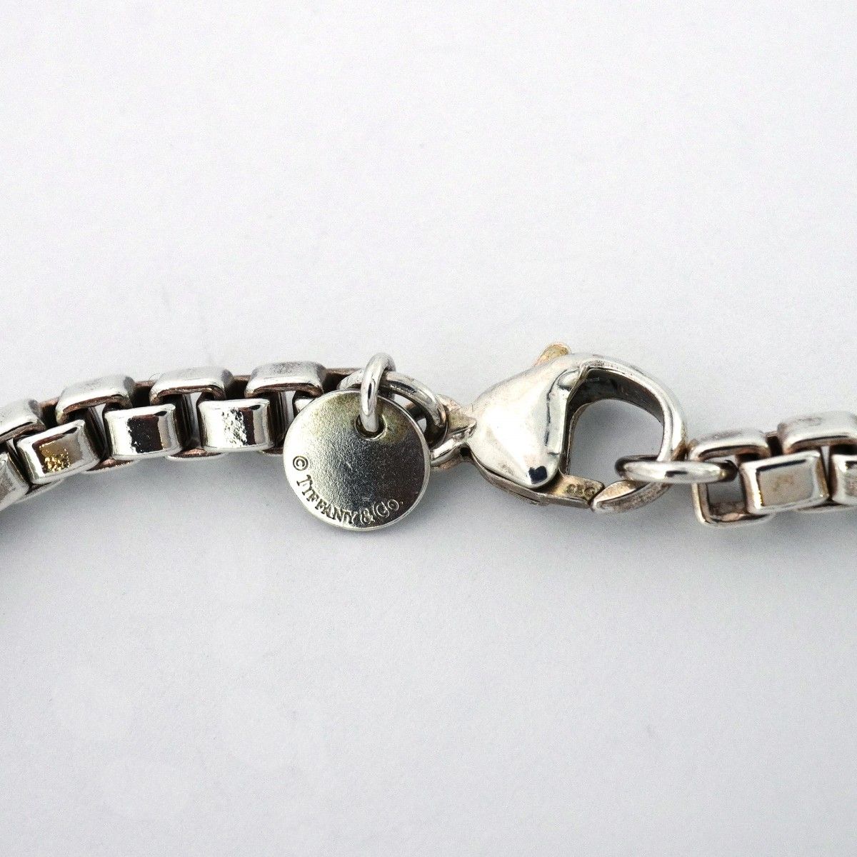 6jbb0440】ティファニー ブレスレット ベネチアン シルバー925【中古