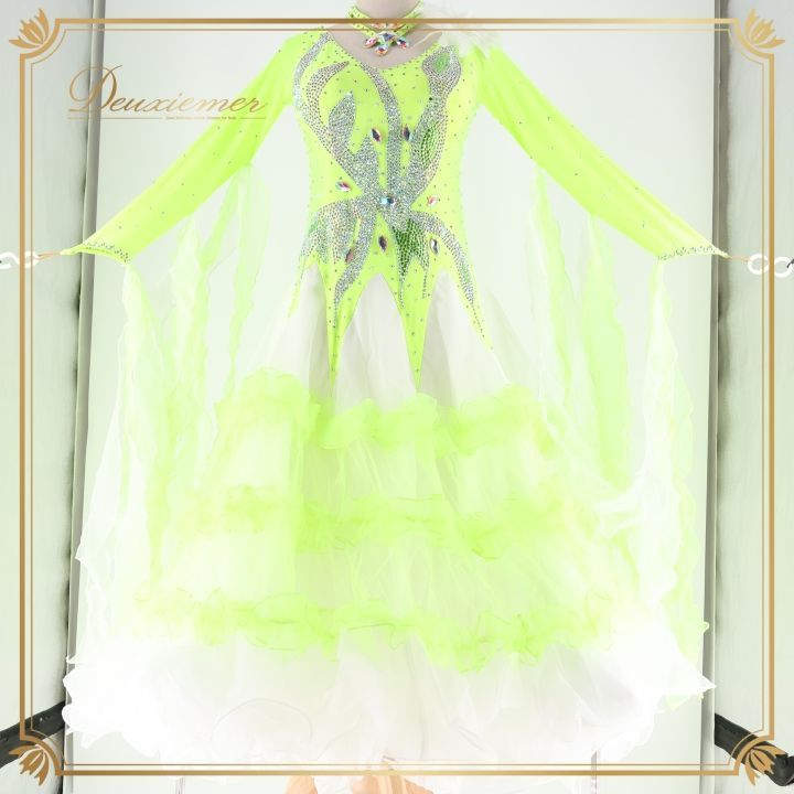 社交ダンス 衣装 スタンダードドレス ワンピース ドレス スタンダード