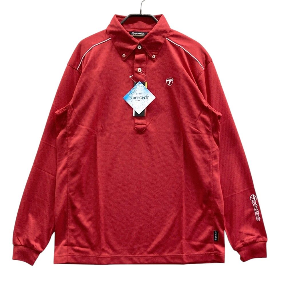 サイズ：M TAYLOR MADE テーラーメイド 長袖ポロシャツ ボタンダウン
