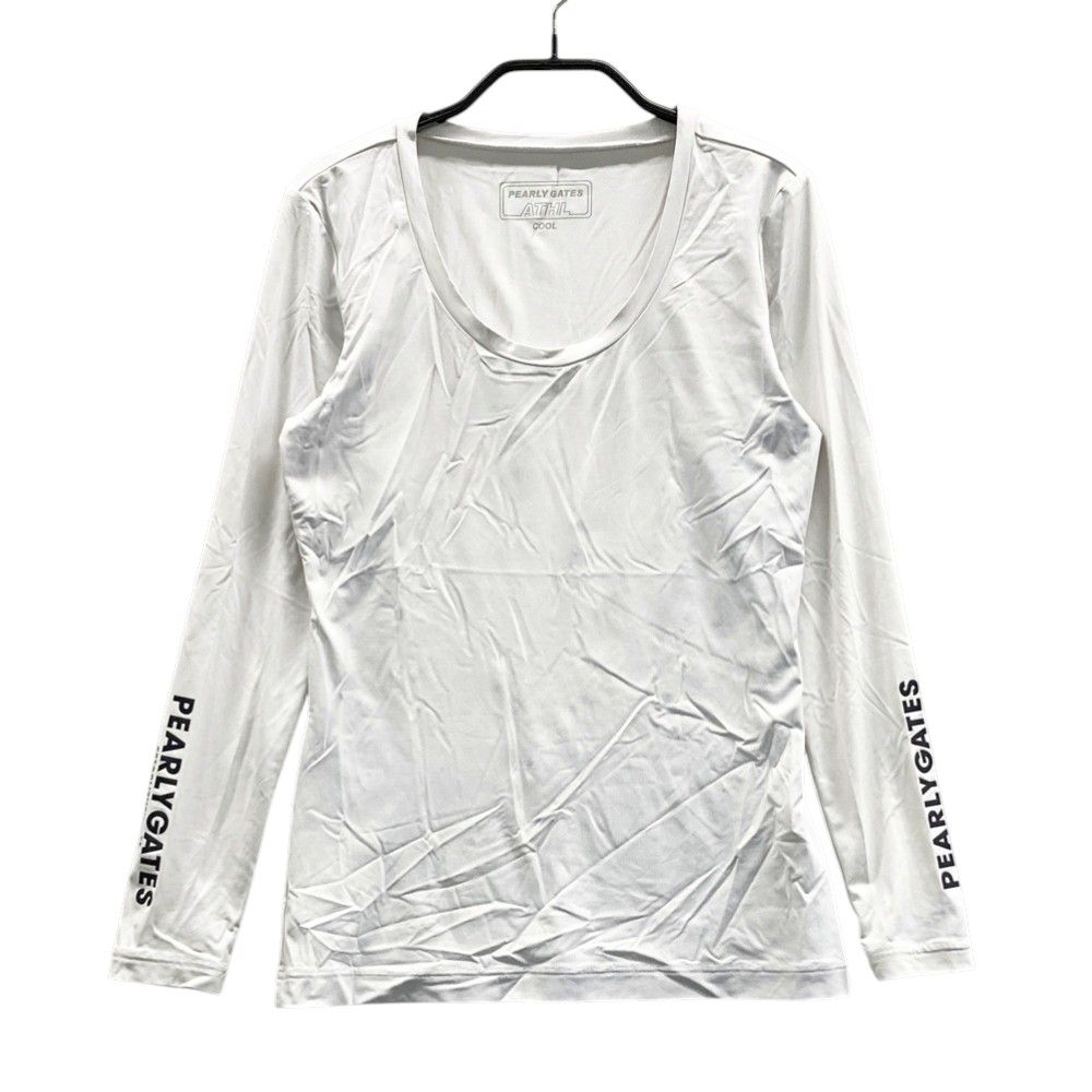 サイズ：0 PEARLY GATES パーリーゲイツ 長袖インナーTシャツ ホワイト