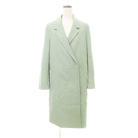 スタニングルアー STUNNING LURE カシミヤ混 ウール ロングコート 比翼