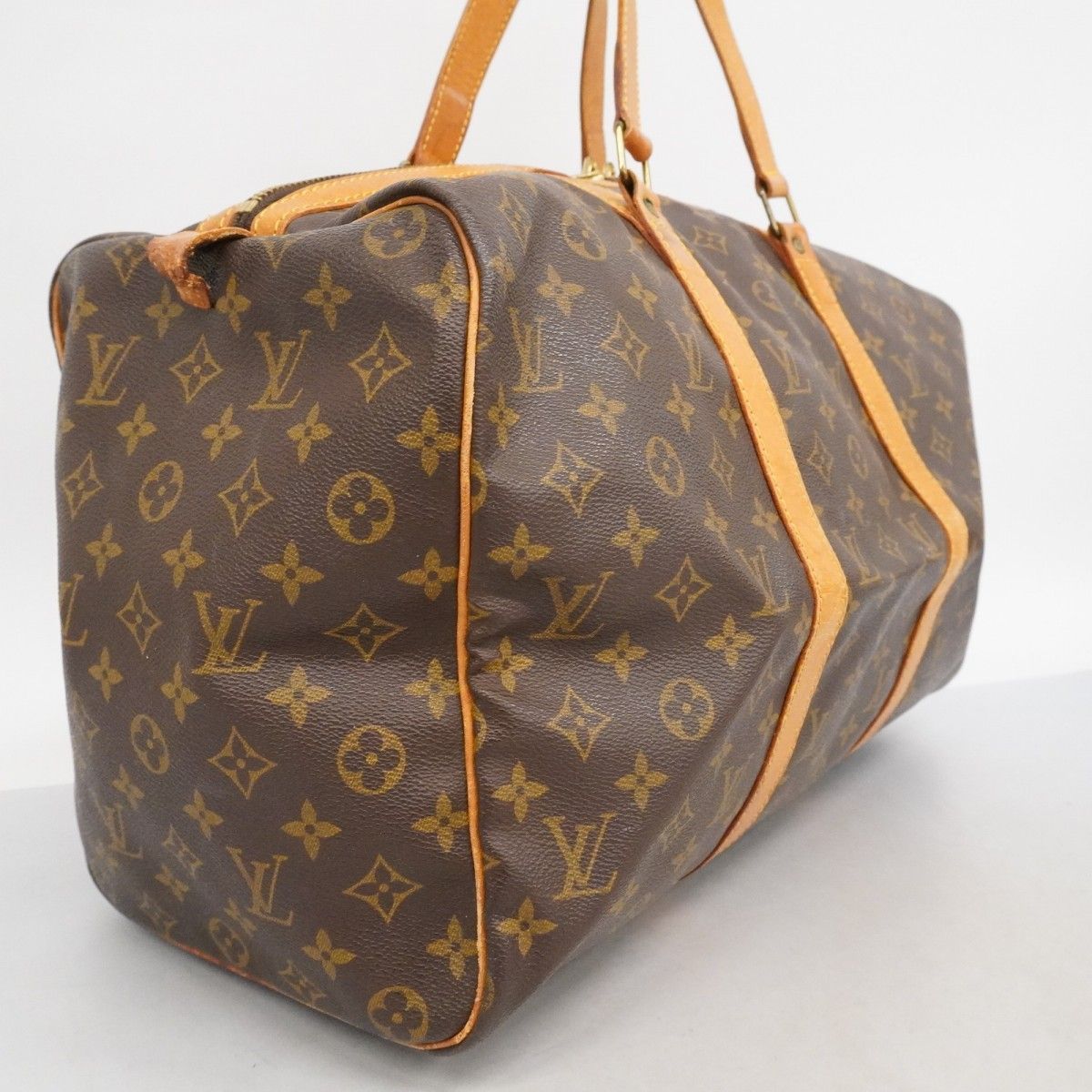 6bd4627-k】ルイヴィトン ボストンバッグ モノグラム サックスプール45