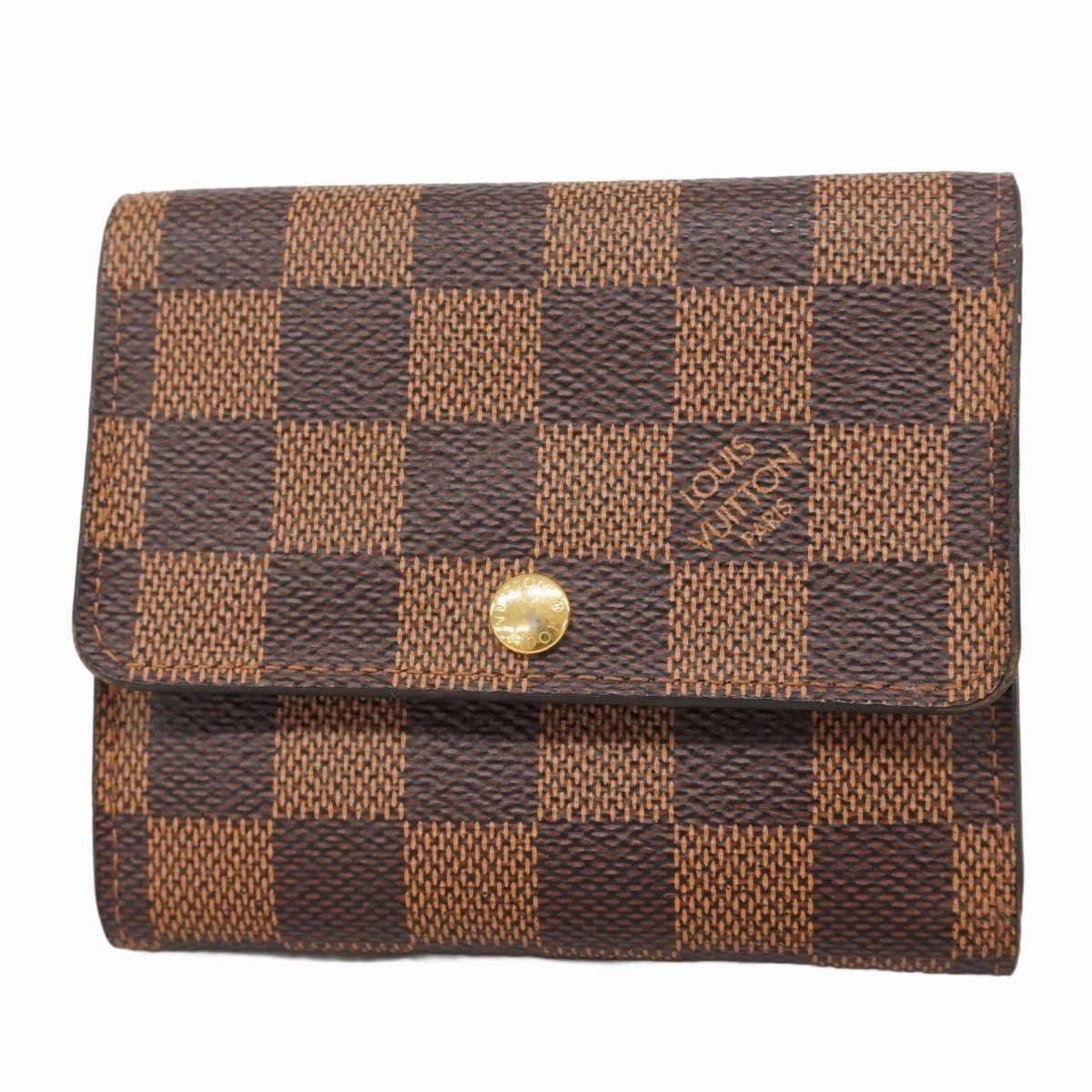 6bd4645-k】ルイヴィトン 財布 ダミエ ポルトフォイユエリーズ N61654