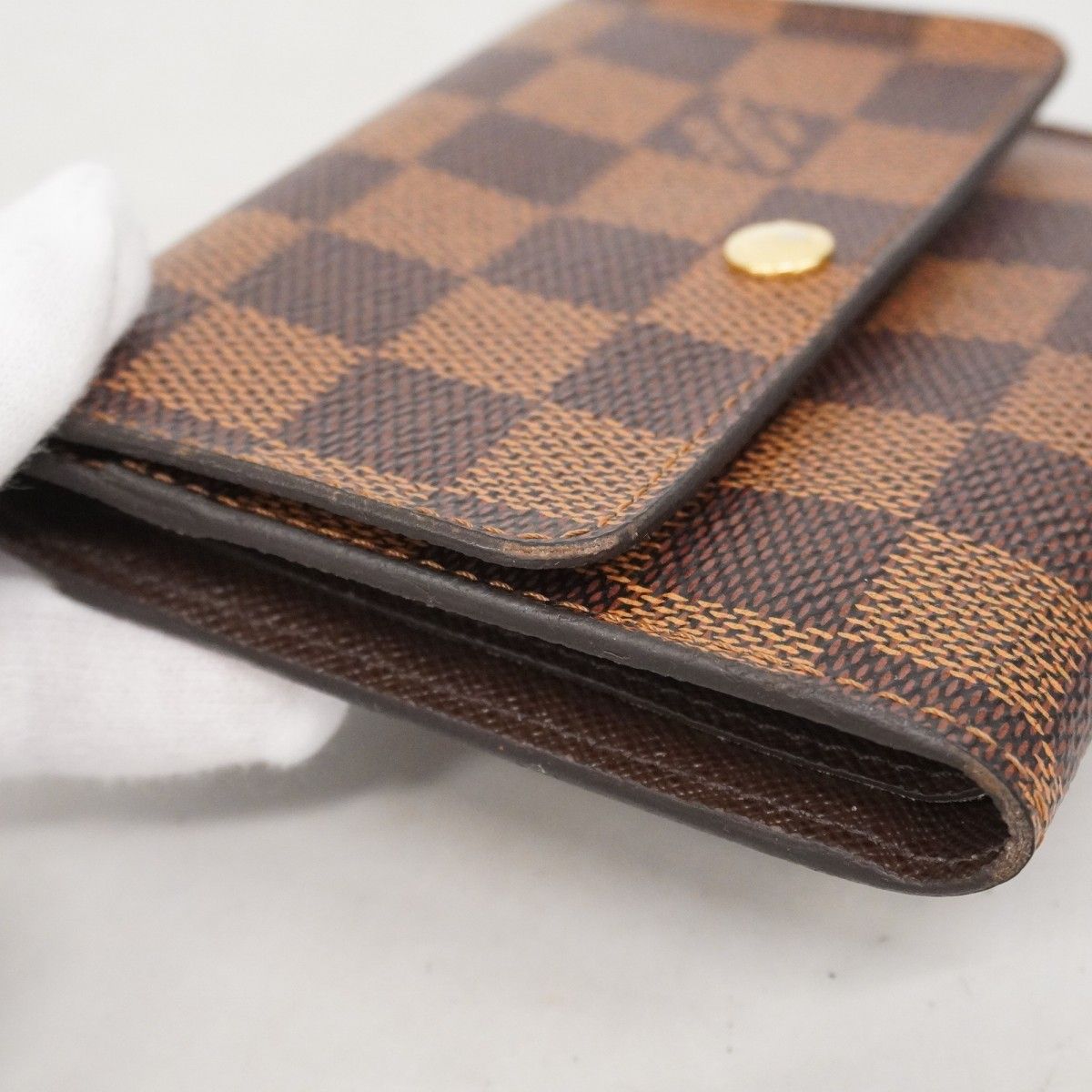 6bd4645-k】ルイヴィトン 財布 ダミエ ポルトフォイユエリーズ N61654