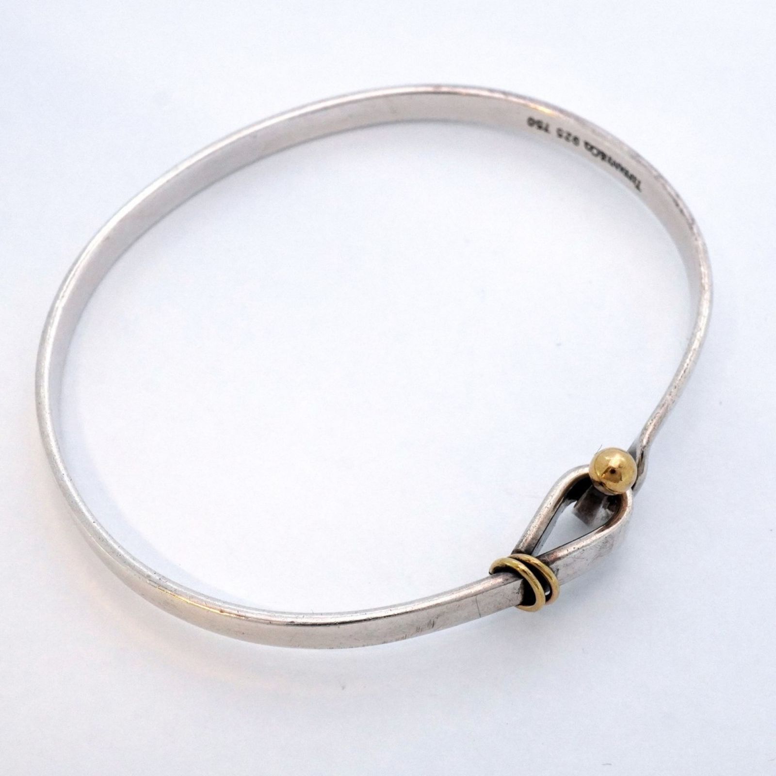 ティファニー(Tiffany) ティファニー バングル フック&アイ 18KYG