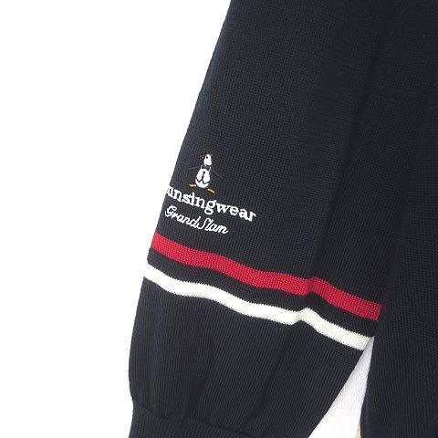 マンシングウェア MUNSINGWEAR ゴルフ ニット セーター ボーダー ロゴ